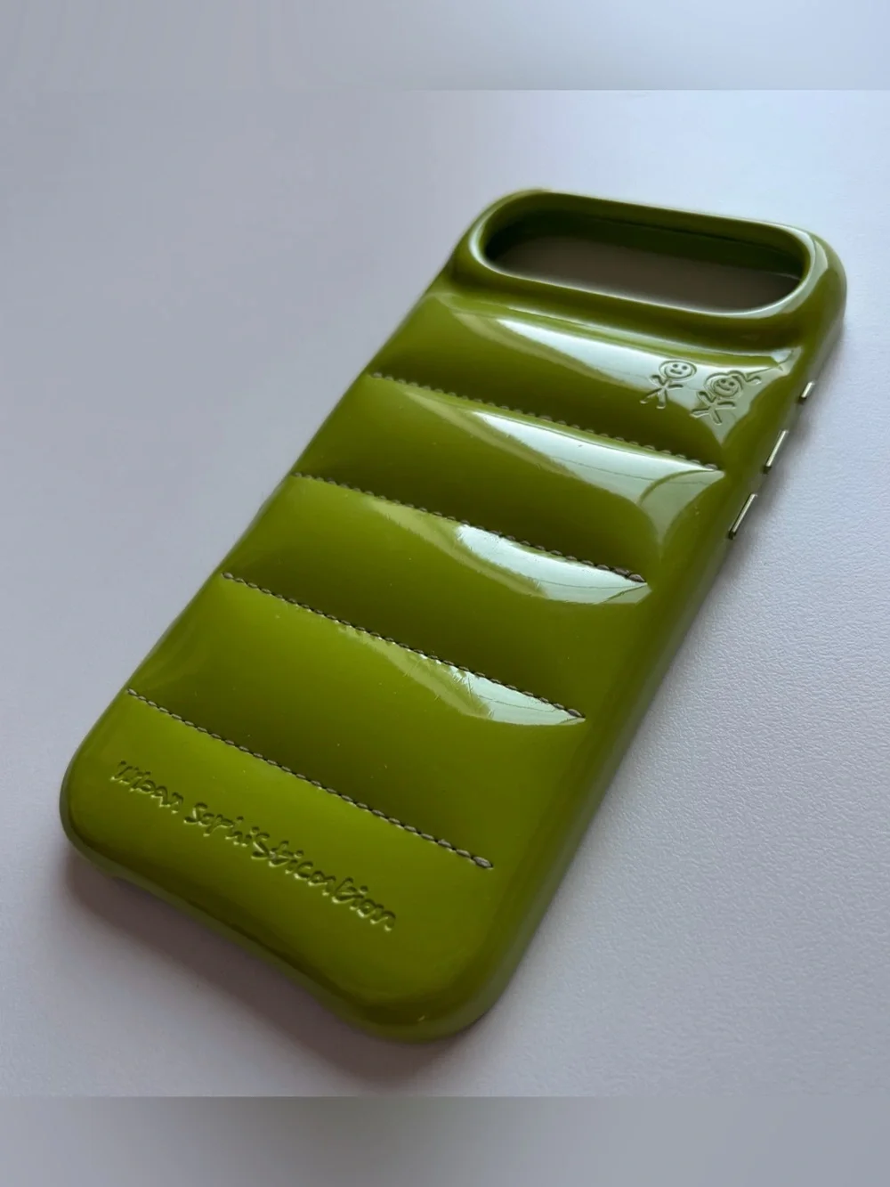 Urban Sophistication The Puffer Case, iPhone Air, Apple Green